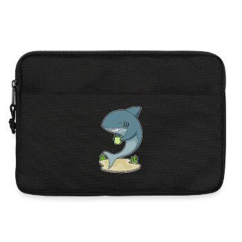 Tasse de requin - Sacoche pour ordinateur portable 13 pouces - noir - Devant