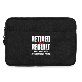 Récupération d’une chirurgie de remplacement de la hanche reconstruite à la retraite - Sacoche pour ordinateur portable 13 pouces - noir - Devant