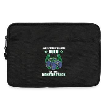 Monstertruck Fahrer Auto Motorsport Tuning  - Laptoptasche 13" - Schwarz - Vorne