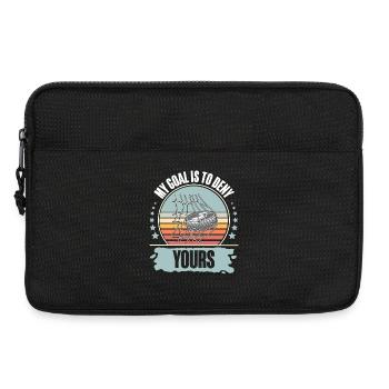 Hockey sur glace - Sacoche pour ordinateur portable 13 pouces - noir - Devant