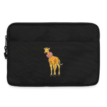Giraffe Donut - Laptop bag 13" - black - Front