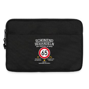 65. Geburtstag Schonend Behandeln Oldtimer Ist 65 - Laptoptasche 13" - Schwarz - Vorne