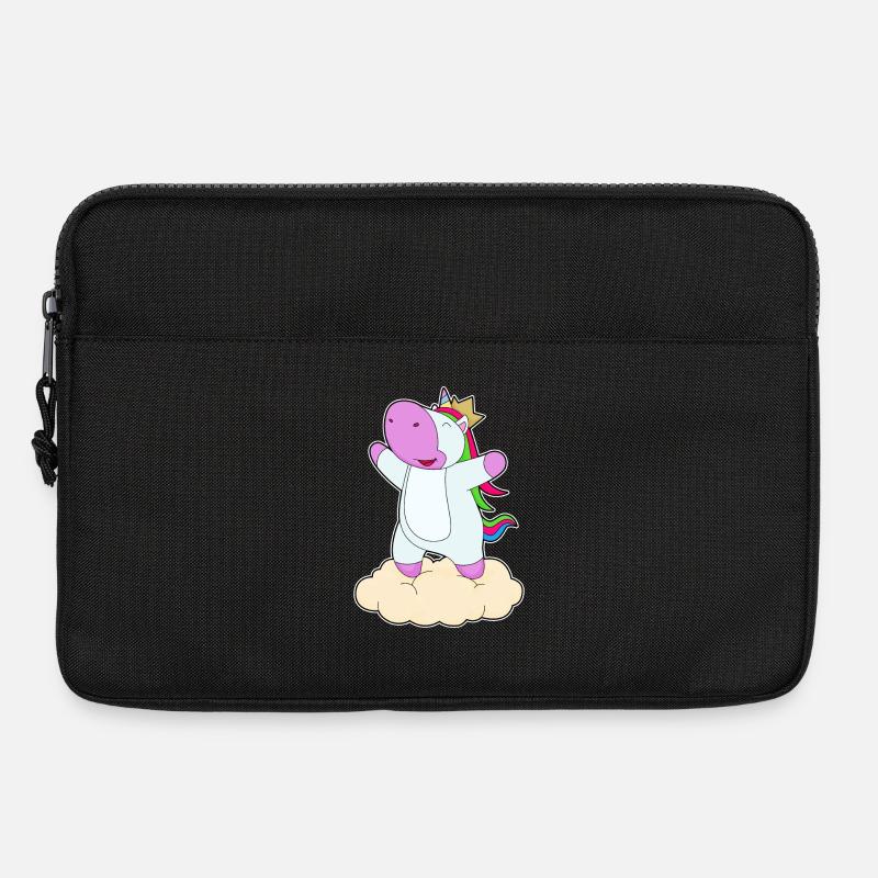 Einhorn Krone - Laptoptasche 13" - Schwarz