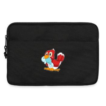 Papagei Fisch - Laptoptasche 13" - Schwarz - Vorne
