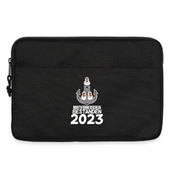 Bootsführerschein 2023 - Laptoptasche 13" - Schwarz - Vorne