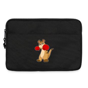 Boxer Boxeur Suricate Gants de boxe Boxe - Sacoche pour ordinateur portable 13 pouces - noir - Devant