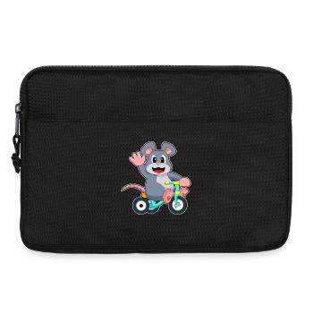 Rat Bicycle - Laptop bag 13" - black - Front