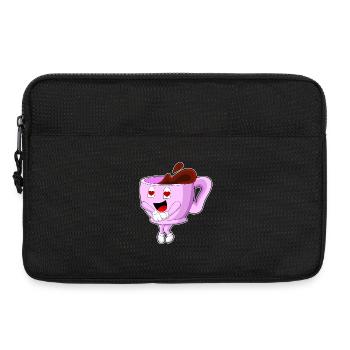 Tasse Kaffee - Laptoptasche 13" - Schwarz - Vorne