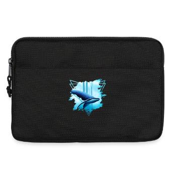 Walhai-Motiv: Eine majestäti - Laptoptasche 13" - Schwarz - Vorne