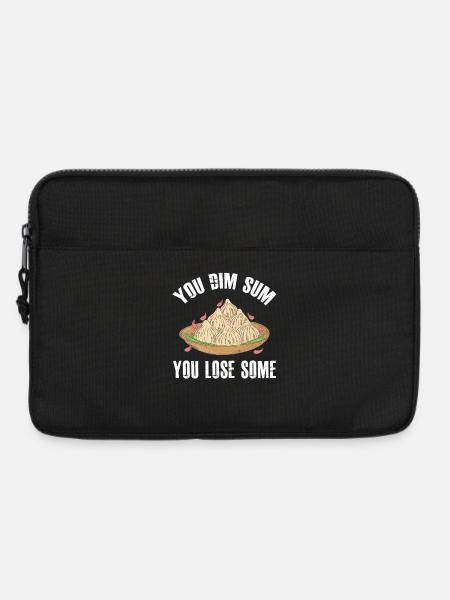 You Dim Sum You Lose Some Pun Asian Foodie - Laptop bag 13" - black