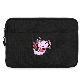 Axolotl Heart Love - Heart Motif - Sacoche pour ordinateur portable 13 pouces - noir - Devant