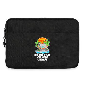 Urlaub Spruch - Ich habe Urlaub lustig - Laptoptasche 13" - Schwarz - Vorne