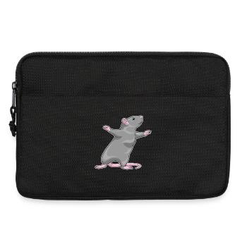 Rat Yoga Fitness Gymnastics - Laptop bag 13" - black - Front