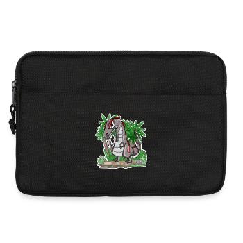 Robot Dino Dinosaur - Laptop bag 13" - black - Front