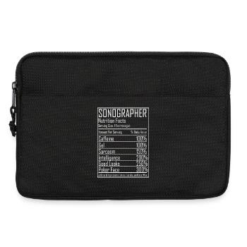 Ultrasound Tech Échographiste Radiologie Nutrition - Sacoche pour ordinateur portable 13 pouces - noir - Devant