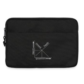 Capitalist Conservative Investor Economics - Laptop bag 13" - black - Front