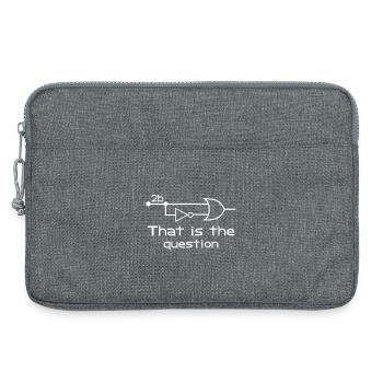 To Be Or Not To Be Electrical Engineer Circuit - Laptoptasche 13" - Grau meliert - Vorne