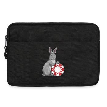 Bunny Poker Jetons de poker - Sacoche pour ordinateur portable 13 pouces - noir - Devant