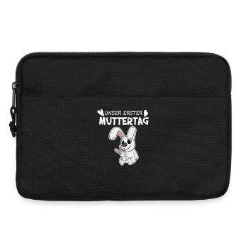 Muttertag - erster Muttertag Geschenk - Laptoptasche 13" - Schwarz - Vorne