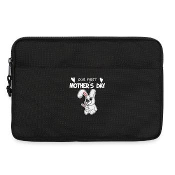 Fête des Mères - Premier Cadeau de Fête des Mères - Sacoche pour ordinateur portable 13 pouces - noir - Devant