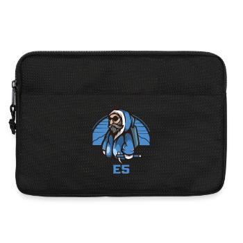 Alpenüberquerung E5 Alpenüberquerer - Laptoptasche 13" - Schwarz - Vorne