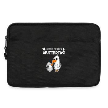 Muttertag - erster Muttertag Geschenk - Laptoptasche 13" - Schwarz - Vorne