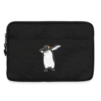 Pinguin Hip Hop Tanz - Laptoptasche 13" - Schwarz - Vorne