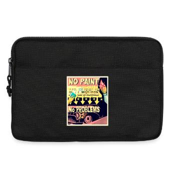 NO PAINT, NO CHROME, NO PROBLEMS - Laptoptasche 13" - Schwarz - Vorne