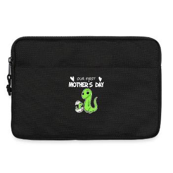 Mother's Day - First Mother's Day Gift - Laptop bag 13" - black - Front