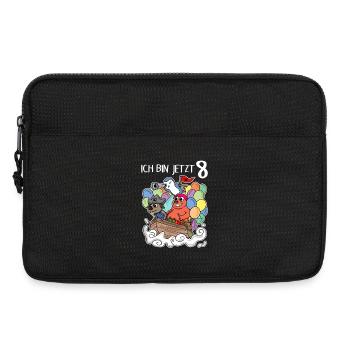 8 Geburtstag Piratenschiff Kindergeburtstag - Laptoptasche 13" - Schwarz - Vorne