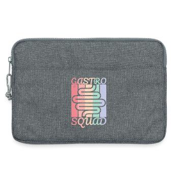 Nouveau médecin gastroentérologue de l’escouade d’infirmières gastro-entérologues - Sacoche pour ordinateur portable 13 pouces - gris chiné - Devant