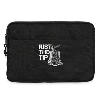Axtwerfen Nur Die Spitze Axtflüsterer Vintage - Laptoptasche 13" - Schwarz - Vorne