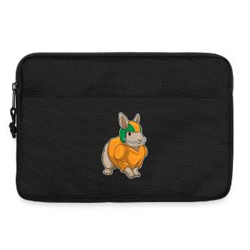 Sports de football américain Rabbit - Sacoche pour ordinateur portable 13 pouces - noir - Devant