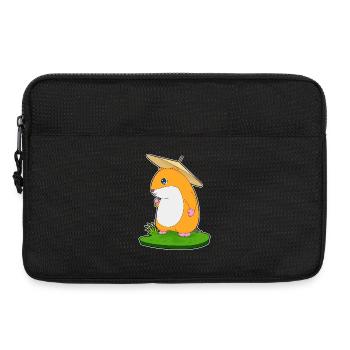 Hamster Regenschirm - Laptoptasche 13" - Schwarz - Vorne