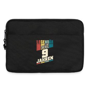 9. Geburtstag Legendär Seit 9 Jahren Legende 9 - Laptoptasche 13" - Schwarz - Vorne
