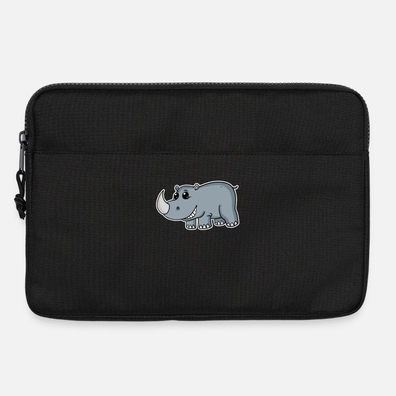 Nashörner Nashorn - Laptoptasche 13" - Schwarz
