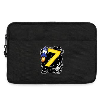 7 Birthday Boy Astronaut - seven years - Laptop bag 13" - black - Front
