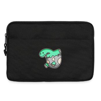 Baby Dino - Laptop bag 13" - black - Front
