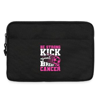 Cancer du sein Football - Sacoche pour ordinateur portable 13 pouces - noir - Devant