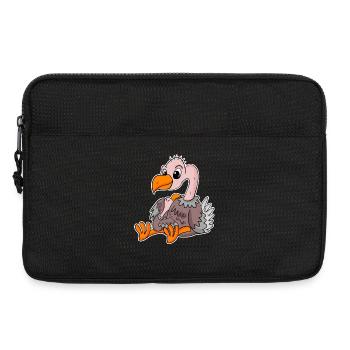 Famille des vautours - vautour avec bébé - Sacoche pour ordinateur portable 13 pouces - noir - Devant