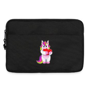 Unicorn Heart - Laptop bag 13" - black - Front