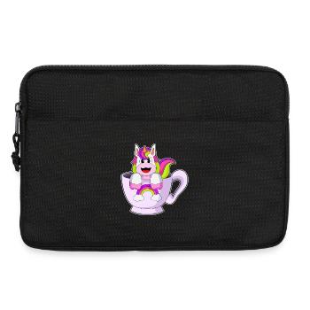 Unicorn Mug Rainbow - Laptop bag 13" - black - Front