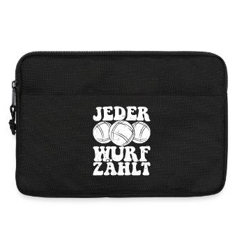 Boule Spruch Kugeln für Bouler Boccia Spiel - Laptoptasche 13" - Schwarz - Vorne