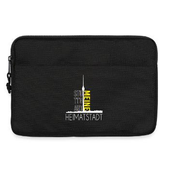Stuttgart meine Heimatstadt - Laptoptasche 13" - Schwarz - Vorne