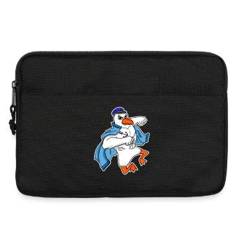 Mouette capitaine Faust - Sacoche pour ordinateur portable 13 pouces - noir - Devant