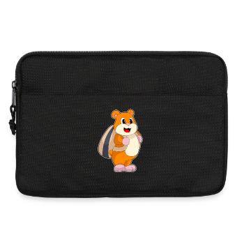 École de sac à dos pour élèves hamsters - Sacoche pour ordinateur portable 13 pouces - noir - Devant