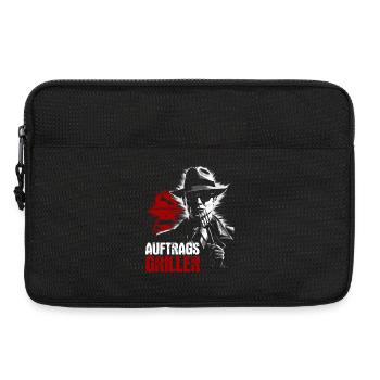Auftragsgriller Grillmeister BBQ Grillen Geschenk - Laptoptasche 13" - Schwarz - Vorne