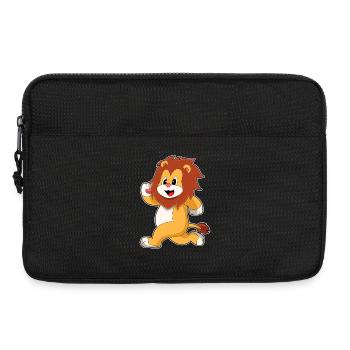 Lion Jogger Jogging Sport - Sacoche pour ordinateur portable 13 pouces - noir - Devant