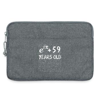 58. Geburtstag 58 Jahre Euler - Laptoptasche 13" - Grau meliert - Vorne