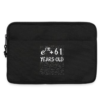 60. Geburtstag 60 Jahre alt Euler Identität - Laptoptasche 13" - Schwarz - Vorne